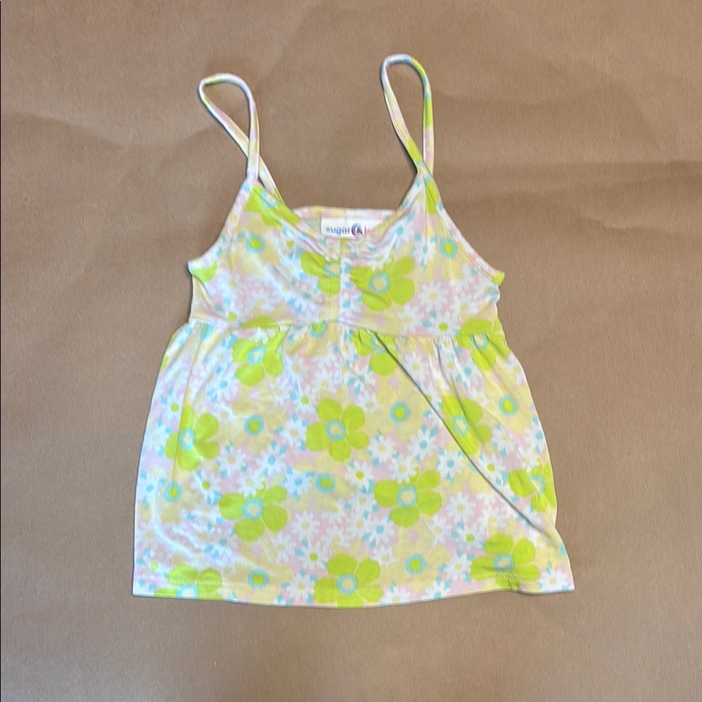 Floral Spaghetti Strap Top